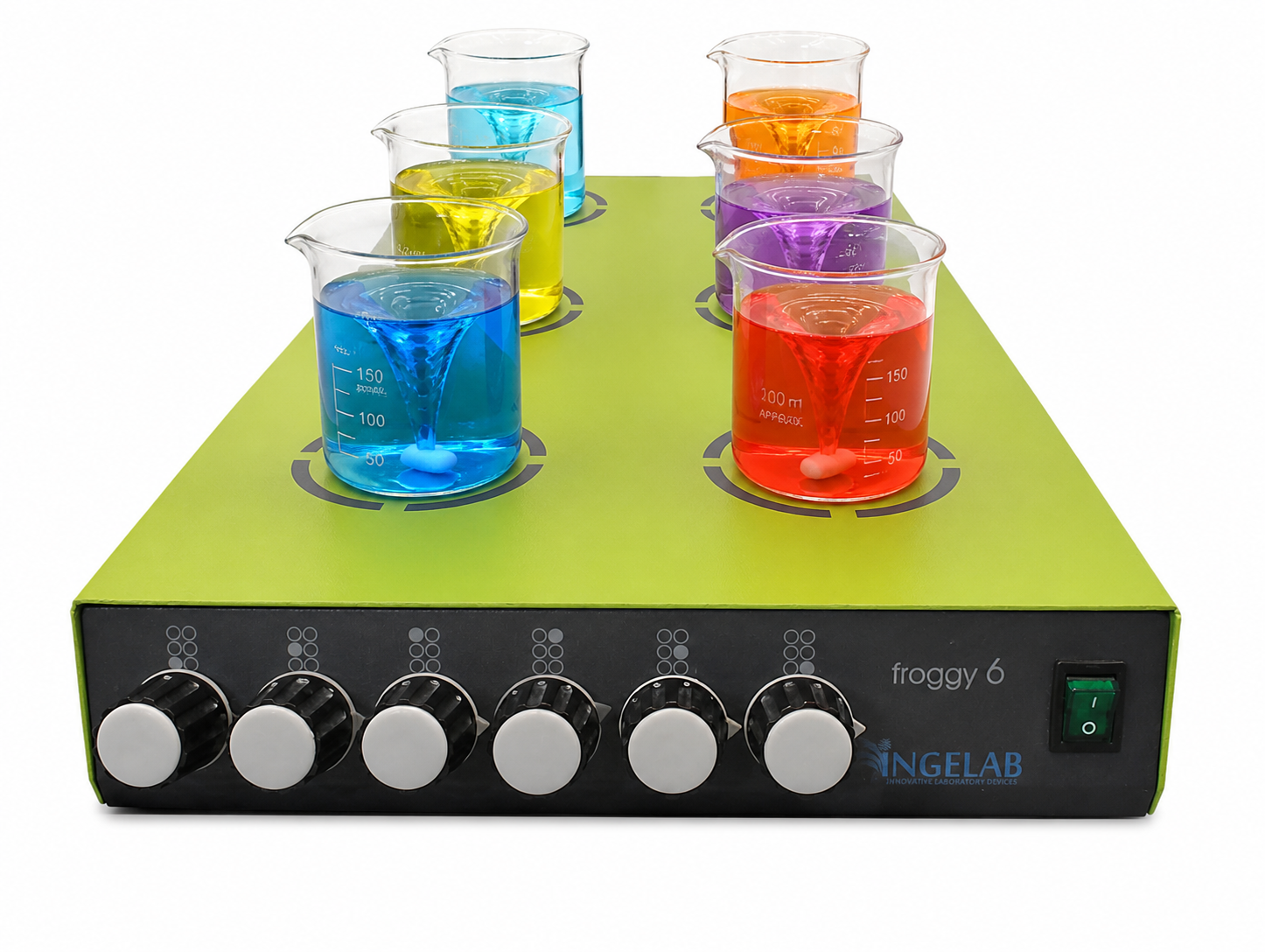 Agitador magnético múltiple Ingelab AM-06 froggy6 con seis vasos